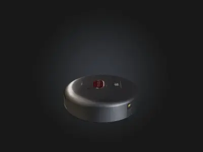 Button Low-poly 3D model buy