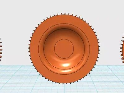 Turbo fan project 3D model