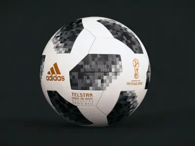 Telstar Soccer Ball 3D model