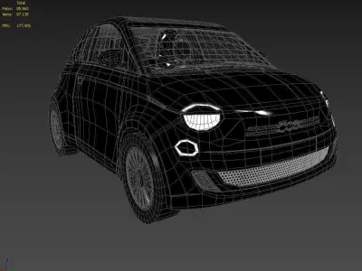 Fiat 500 La Prima 3D model