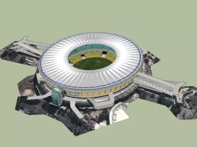Maracana rio de janeiro stadium 3D model