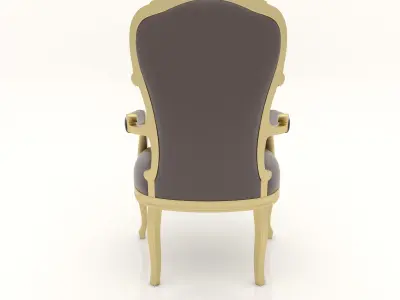 Classic Chair 10 for Interior and CNC 3D model