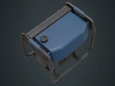 Portable Generator 1B Low-poly 3D model