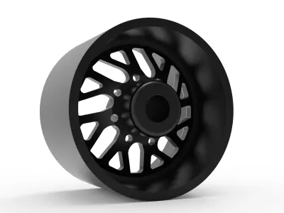 fuel off road REAR TRITON wheel 3d print model 3D print model
