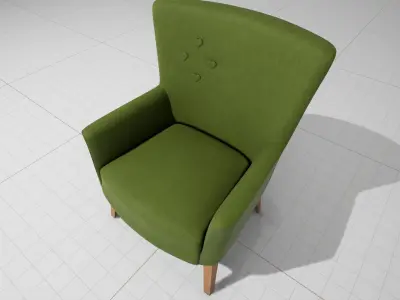 Love Chair - Camphill UE4 Low-poly 3D model