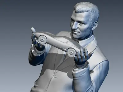 Ferruccio Lamborghini 3D print model