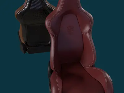 Seats Supercars Low-poly 3D model