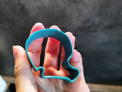 Lion Cookie Stamp and Cutter 3D print model