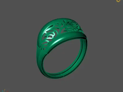 Women Plain Ring Ready STL 3DM Models Womens Rings 3D models 3D print model
