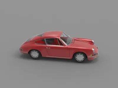 1964 Porsche 911  3D model