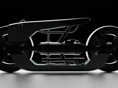 Futuristic Motorcycles 3D model