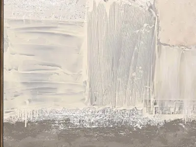 Plaster Two Photo Frame 127 Low-poly 3D model