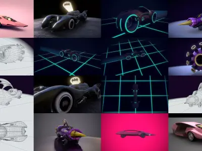 Super Vehicle Collection  3D Model Pack