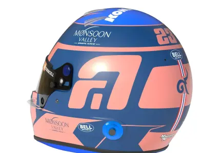 F1 Alex Albon Helmet 2024 3D model