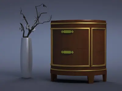 cabinet cabinet wardrobe sofa bed table bookshelve 3D model