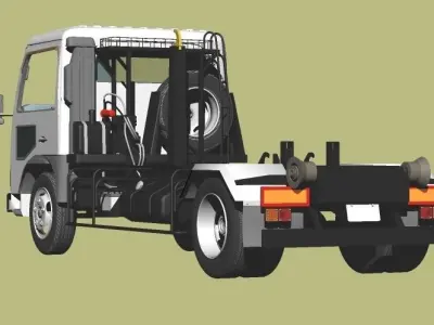 Arm-roll Dump Truck 3D model