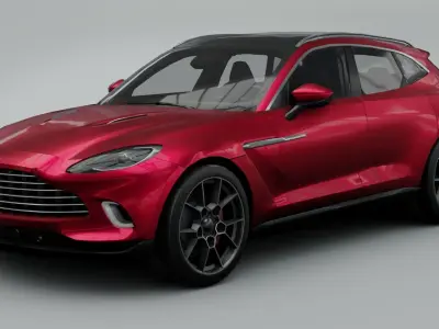 Aston Martin DBX 2022 3D model