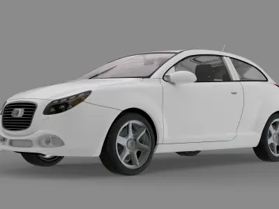 Hot Hatch Car 3D model