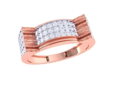 Mens gemstone diamond men Ring with details images 12 3D print model