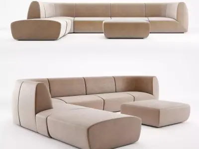 Stellar Works - Infinity Sofa 3D model