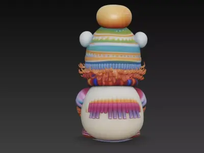 Christmas Creations - Snowman 3D print model