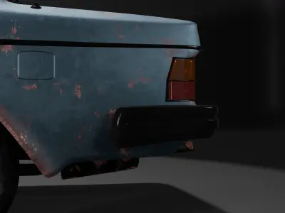 Volvo old car 3D model
