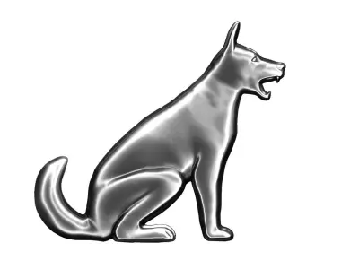 Dog Art CNC- ArtCam 3D print model