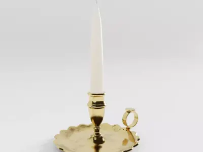 Victorian Chamberstick 3D model