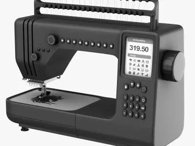 Embroidery machine 3D model