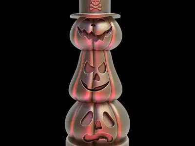 hallowen pumpkin decor 3D print model