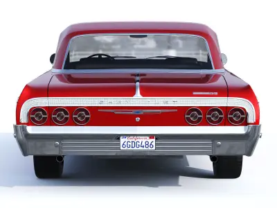 Chevrolet Impala SS 1964 3D model purchase