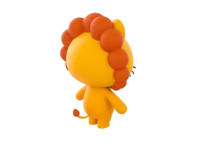 Character130 Rigged Lion 3D model