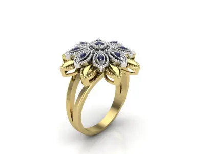 diamond ring 3D print model purchase
