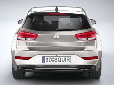 Hyundai i30 2020 3D model
