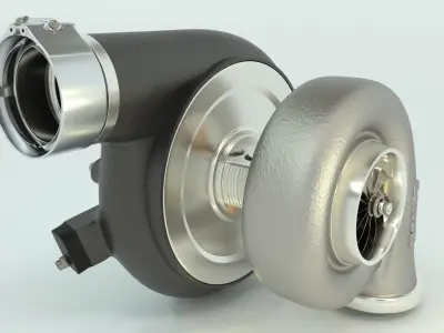 Garrett Turbo Charger  3D model