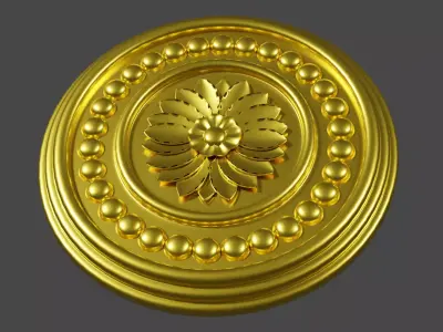 Rosette 300x300x24 Free 3D print model