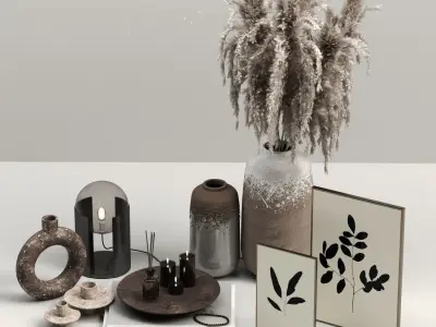 01-Decorative set 3D model