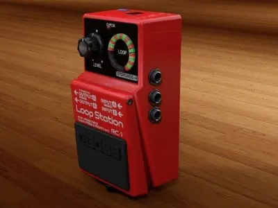 Boss RC-1 3D model