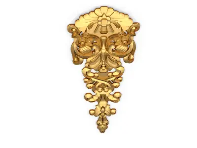 carved classic decorative ornament cnc 3d printing stl 06 3D model purchase