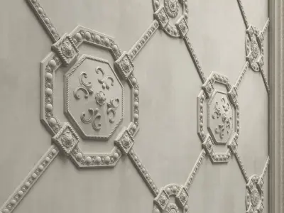 Classic Ceiling 2 3D model