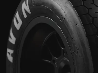 AVON Group C ACB9 Tire Real World Details 3D model