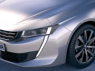Peugeot 508 2019 3D model