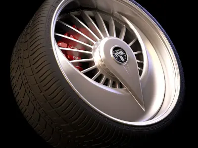 15 Beautiful rims Pack 3D model