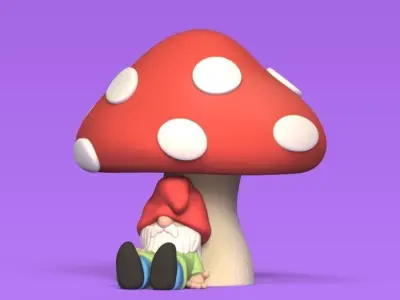 Lying Gnome 3D print model