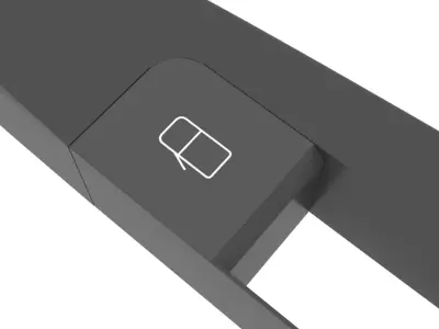 Car Door Window Switch 3D model