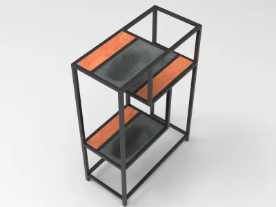 Kefh Planter Low-poly 3D model