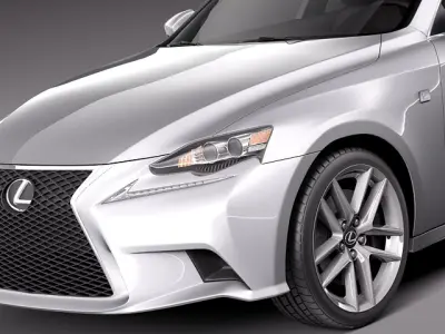Lexus IS - 2014 3D model