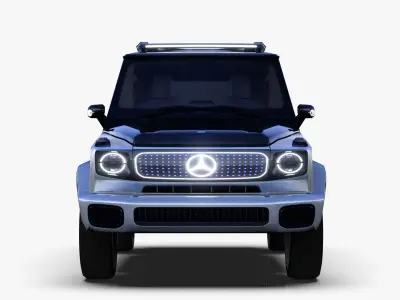 Mercedes EQG EV  Free low-poly 3D model