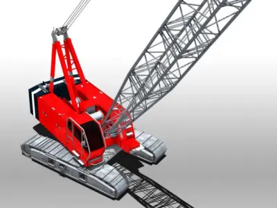 Yard Crane 3D model