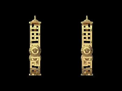 Vrsace Earrings N165 3D print model